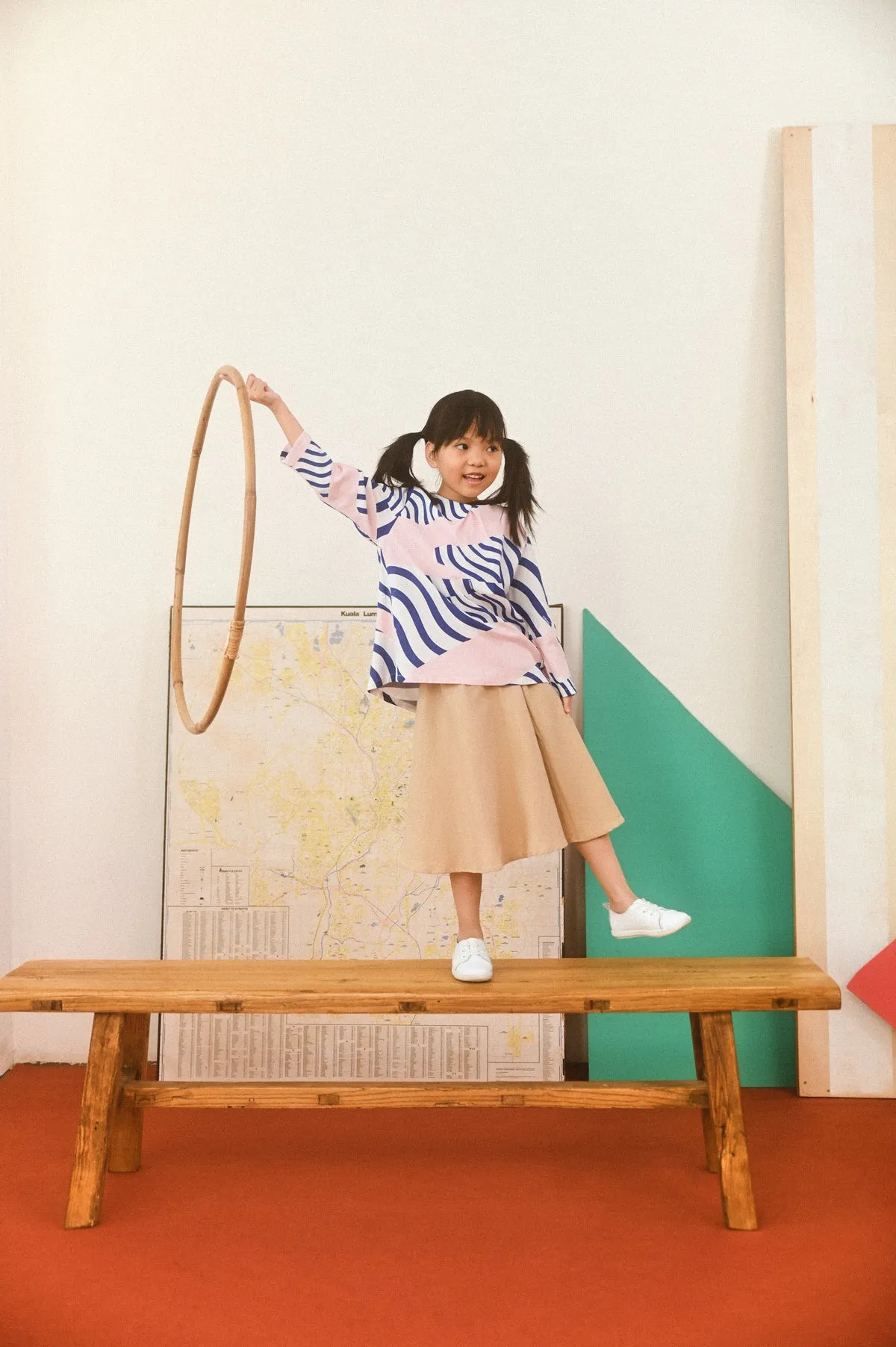The Champions Cheers Skirt - Sand Khaki