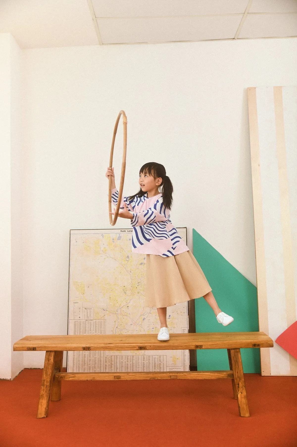 The Champions Cheers Skirt - Sand Khaki