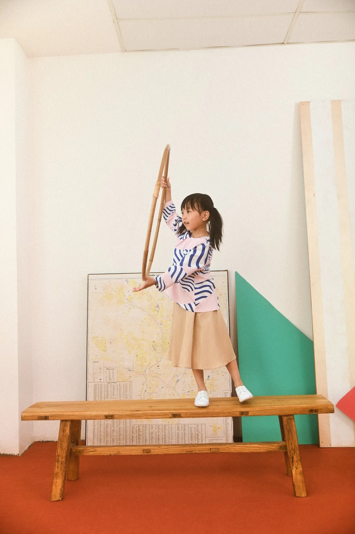 The Champions Cheers Skirt - Sand Khaki