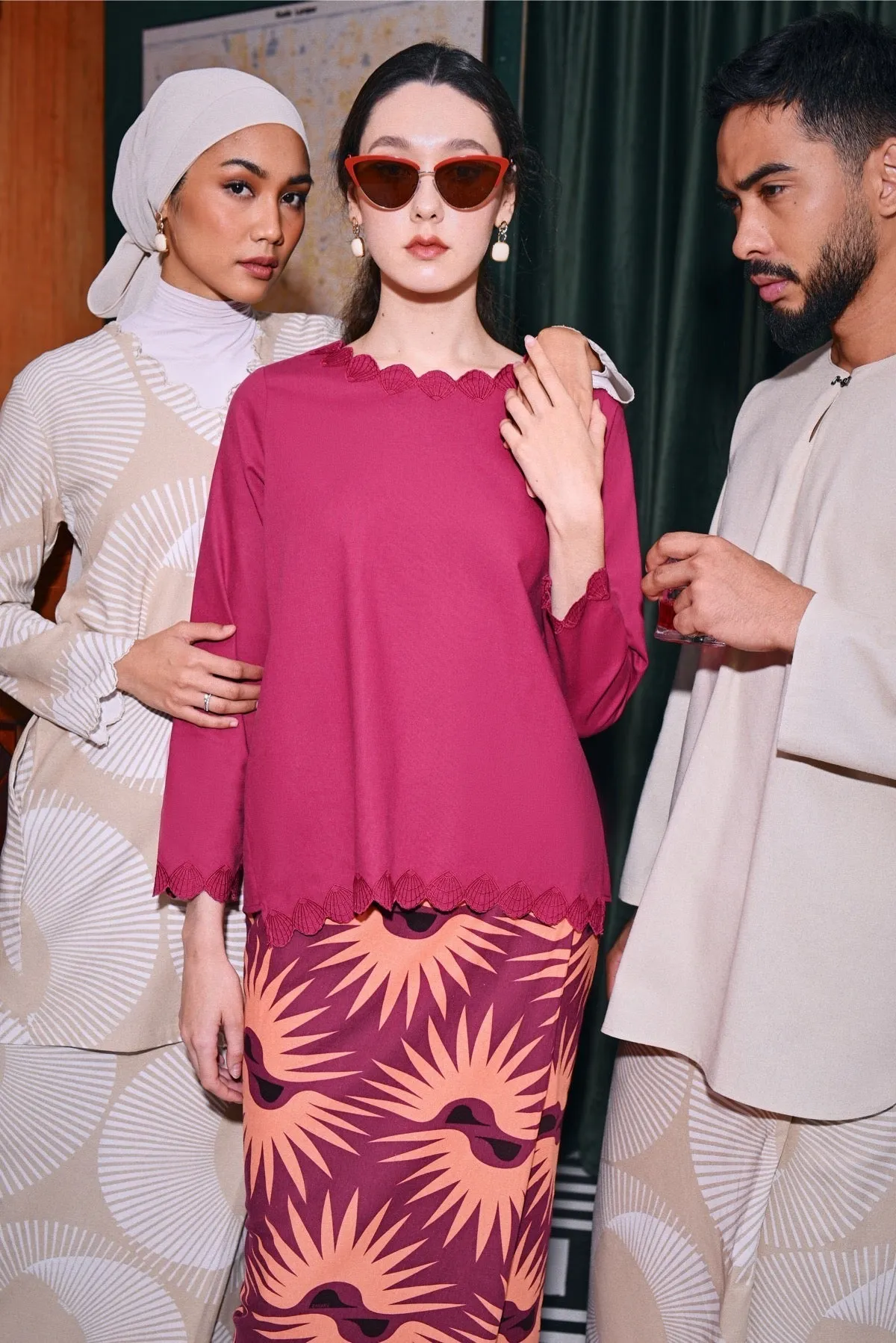 The Congkak Men Kurta - Khaki