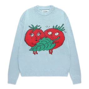 'TOMATOES' INTARSIA KNIT SWEATER 'TOMATOES' INTARSIA KNIT SWEATER
