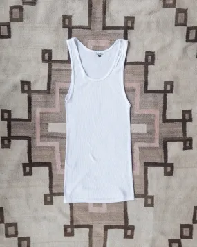 Tubular Cotton Ribbed Tank Top - Natural