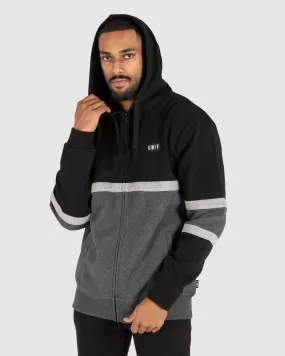 UNIT Mens Empire Zip Thru Hoodie UNIT Mens Empire Zip Thru Hoodie