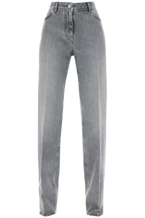 VERSACE straight jeans with medusa details VERSACE straight jeans with medusa details