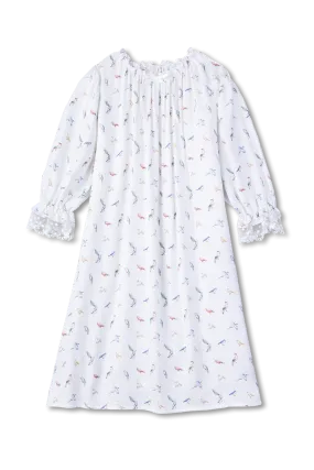 VICTORIA - GIRLS' NIGHTDRESS WHITE BIRDS VICTORIA - GIRLS' NIGHTDRESS WHITE BIRDS