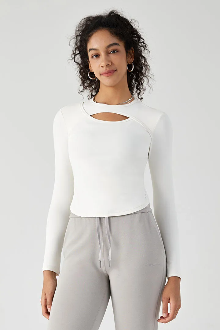Women's Cutout Front Long Sleeve