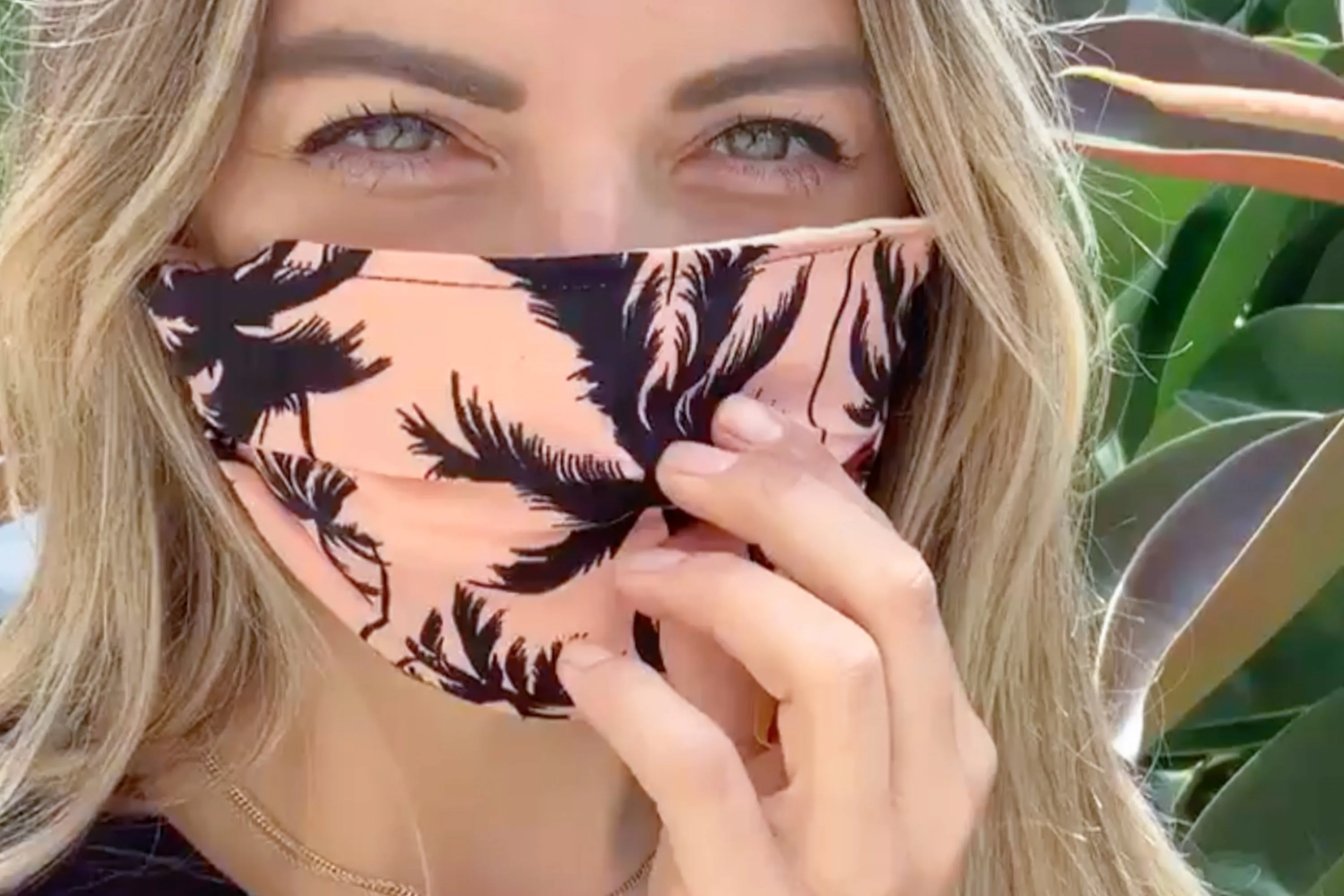 Women's Face Mask Palm Tree