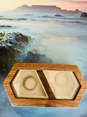 WOOD RING BOX DOUBLE WOOD RING BOX DOUBLE